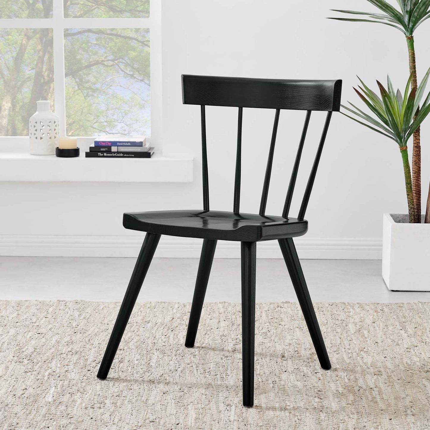 Sutter Wood Dining Side Chair By Modway - EEI-4650-BLK | Dining Chairs |  Modishstore