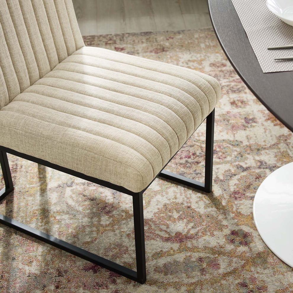 Indulge Channel Tufted Fabric Dining Chair By Modway - EEI-4652 | Dining Chairs | Modishstore - 2