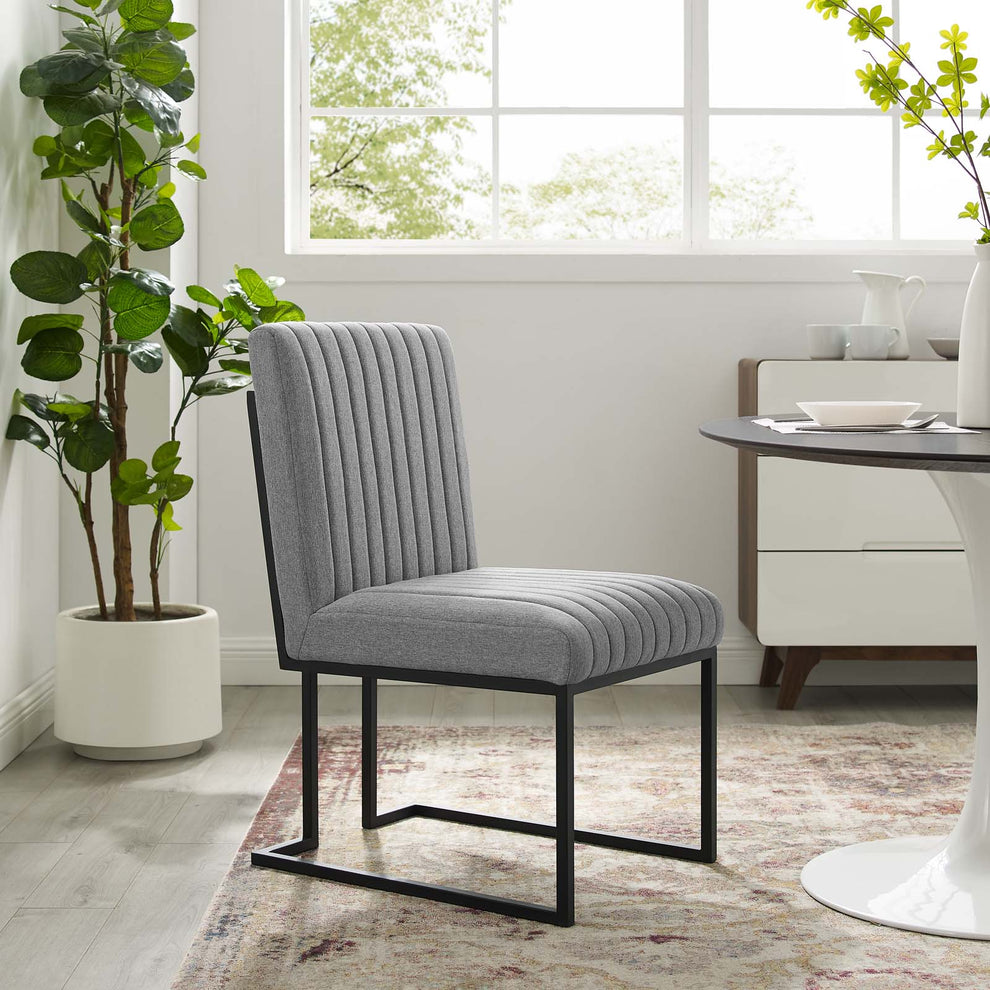 Indulge Channel Tufted Fabric Dining Chair By Modway - EEI-4652 | Dining Chairs | Modishstore - 9