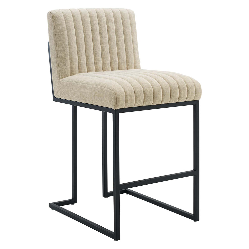 Indulge Channel Tufted Fabric Counter Stool By Modway - EEI-4653 | Bar Stools | Modishstore - 2