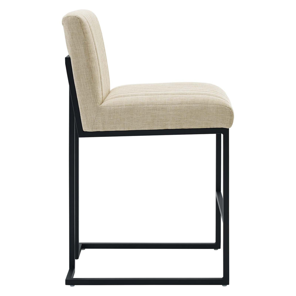 Indulge Channel Tufted Fabric Counter Stool By Modway - EEI-4653 | Bar Stools | Modishstore - 3