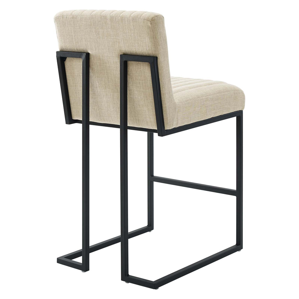 Indulge Channel Tufted Fabric Counter Stool By Modway - EEI-4653 | Bar Stools | Modishstore - 4