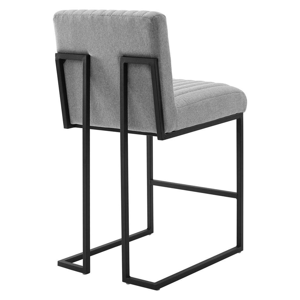 Indulge Channel Tufted Fabric Counter Stool By Modway - EEI-4653 | Bar Stools | Modishstore - 9