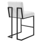 Indulge Channel Tufted Fabric Counter Stool By Modway - EEI-4653 | Bar Stools | Modishstore - 14