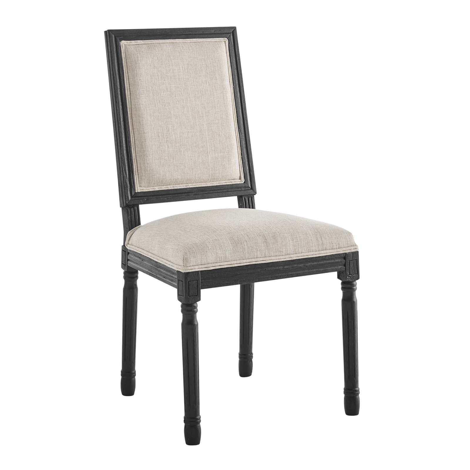Modway Court French Vintage Upholstered Fabric Dining Side Chair | Dining Chairs | Modishstore-5