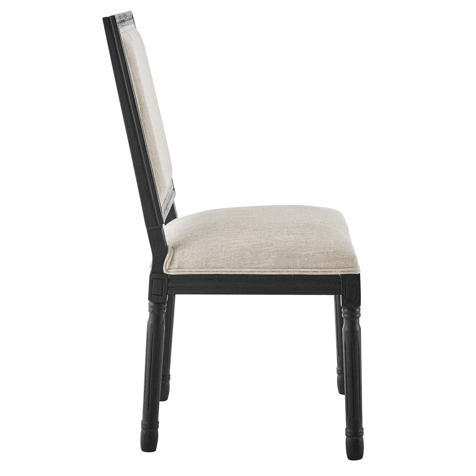 Modway Court French Vintage Upholstered Fabric Dining Side Chair | Dining Chairs | Modishstore-3