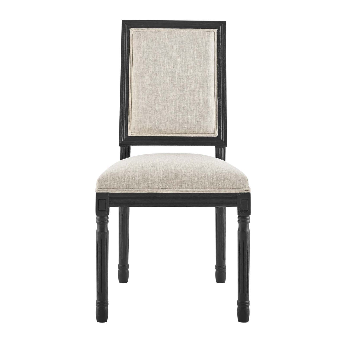 Modway Court French Vintage Upholstered Fabric Dining Side Chair | Dining Chairs | Modishstore-4