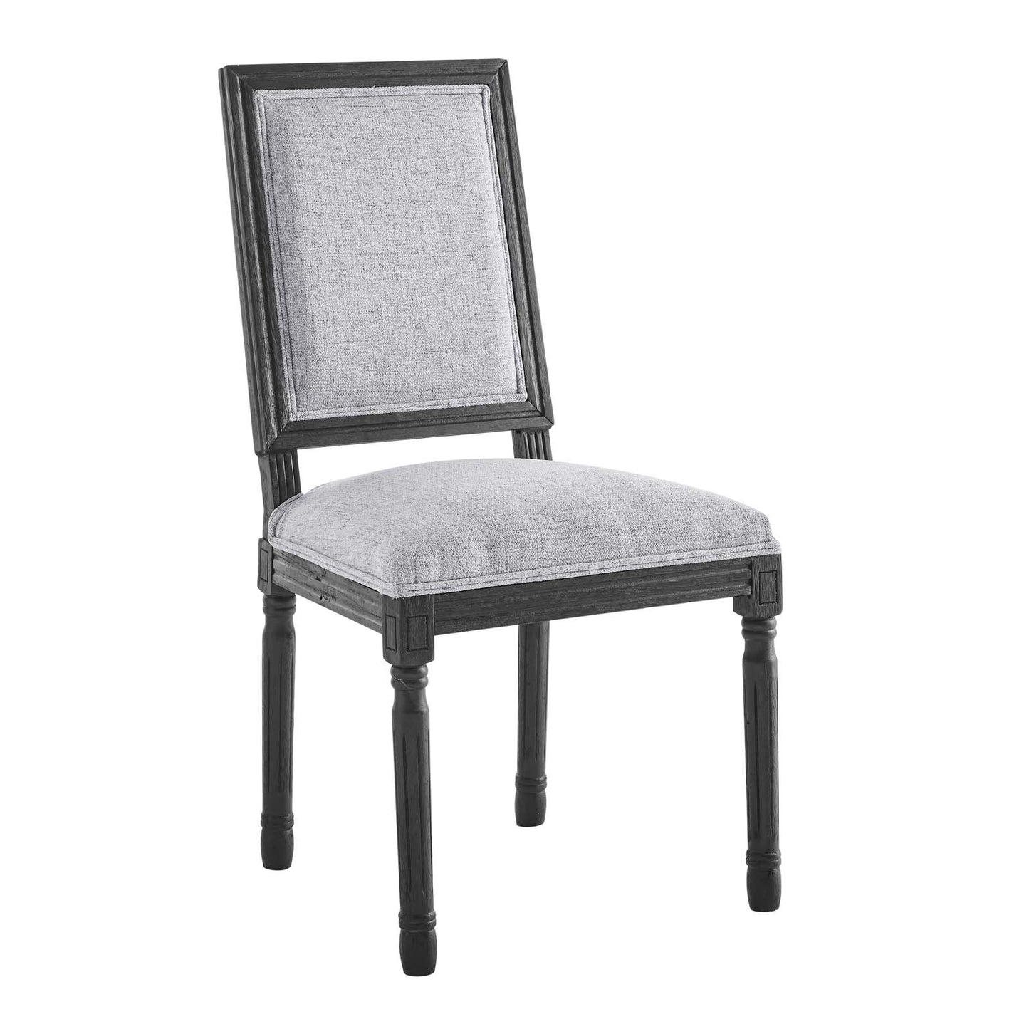Modway Court French Vintage Upholstered Fabric Dining Side Chair | Dining Chairs | Modishstore-23