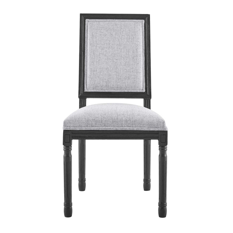 Modway Court French Vintage Upholstered Fabric Dining Side Chair | Dining Chairs | Modishstore-19