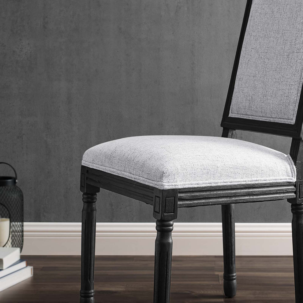 Modway Court French Vintage Upholstered Fabric Dining Side Chair - EEI-4661 | Dining Chairs | Modishstore - 26