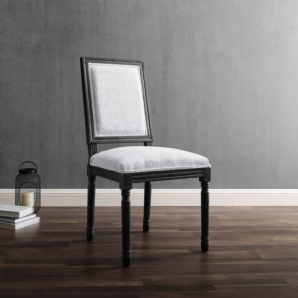 Modway Court French Vintage Upholstered Fabric Dining Side Chair - EEI-4661 | Dining Chairs | Modishstore - 32