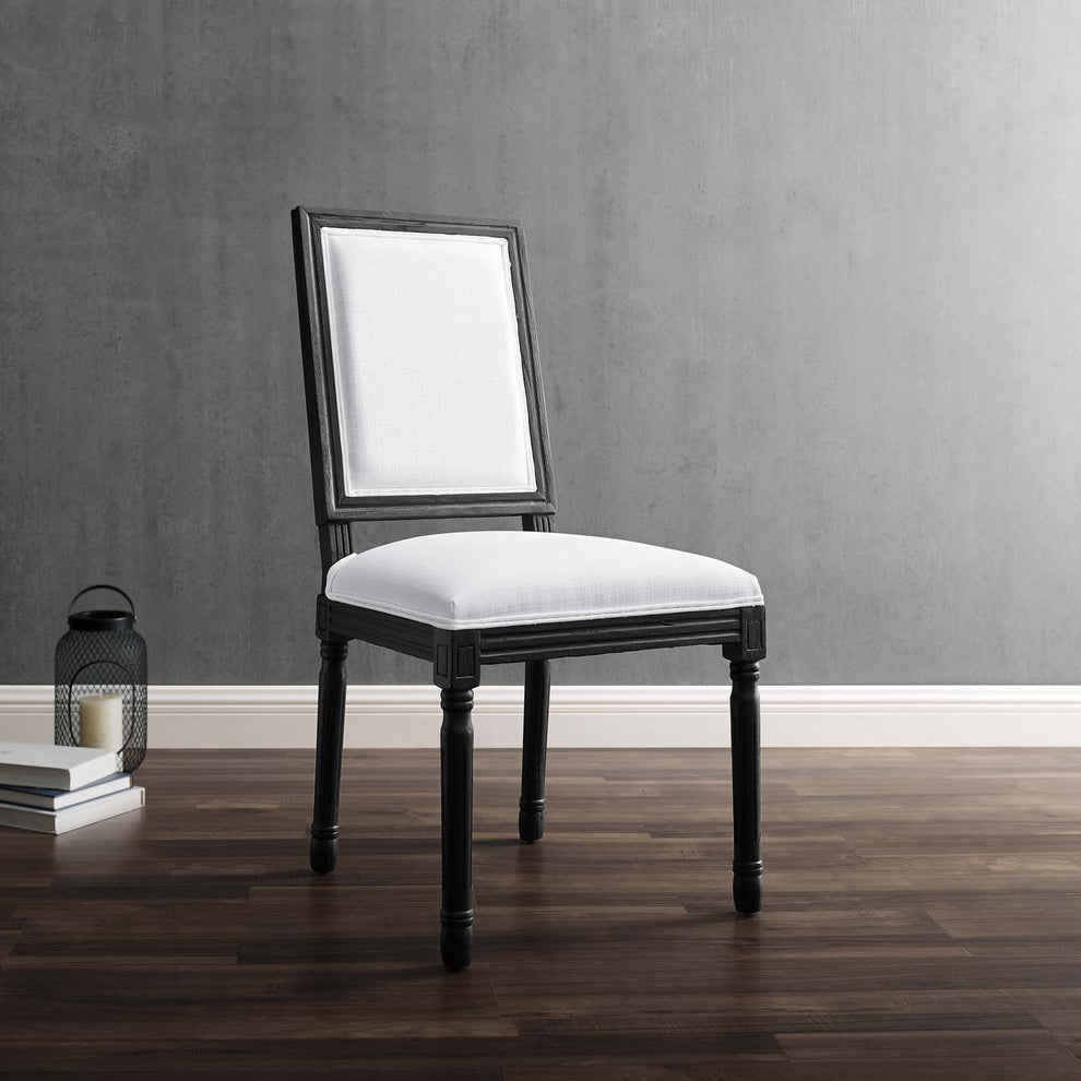 Modway Court French Vintage Upholstered Fabric Dining Side Chair - EEI-4661 | Dining Chairs | Modishstore - 31