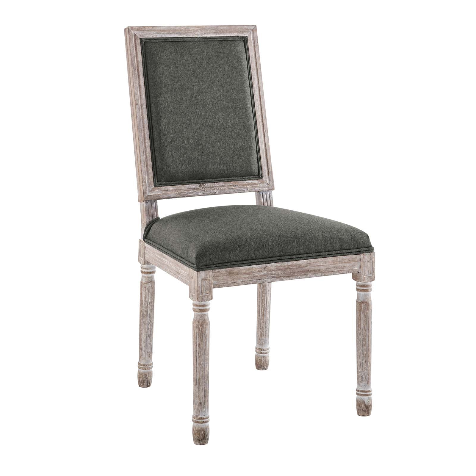 Modway Court French Vintage Upholstered Fabric Dining Side Chair | Dining Chairs | Modishstore-17