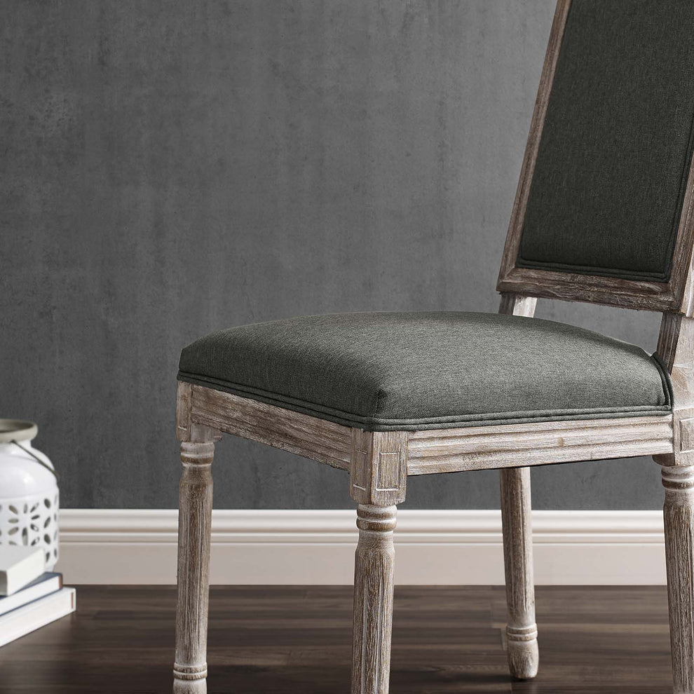 Modway Court French Vintage Upholstered Fabric Dining Side Chair - EEI-4661 | Dining Chairs | Modishstore - 27