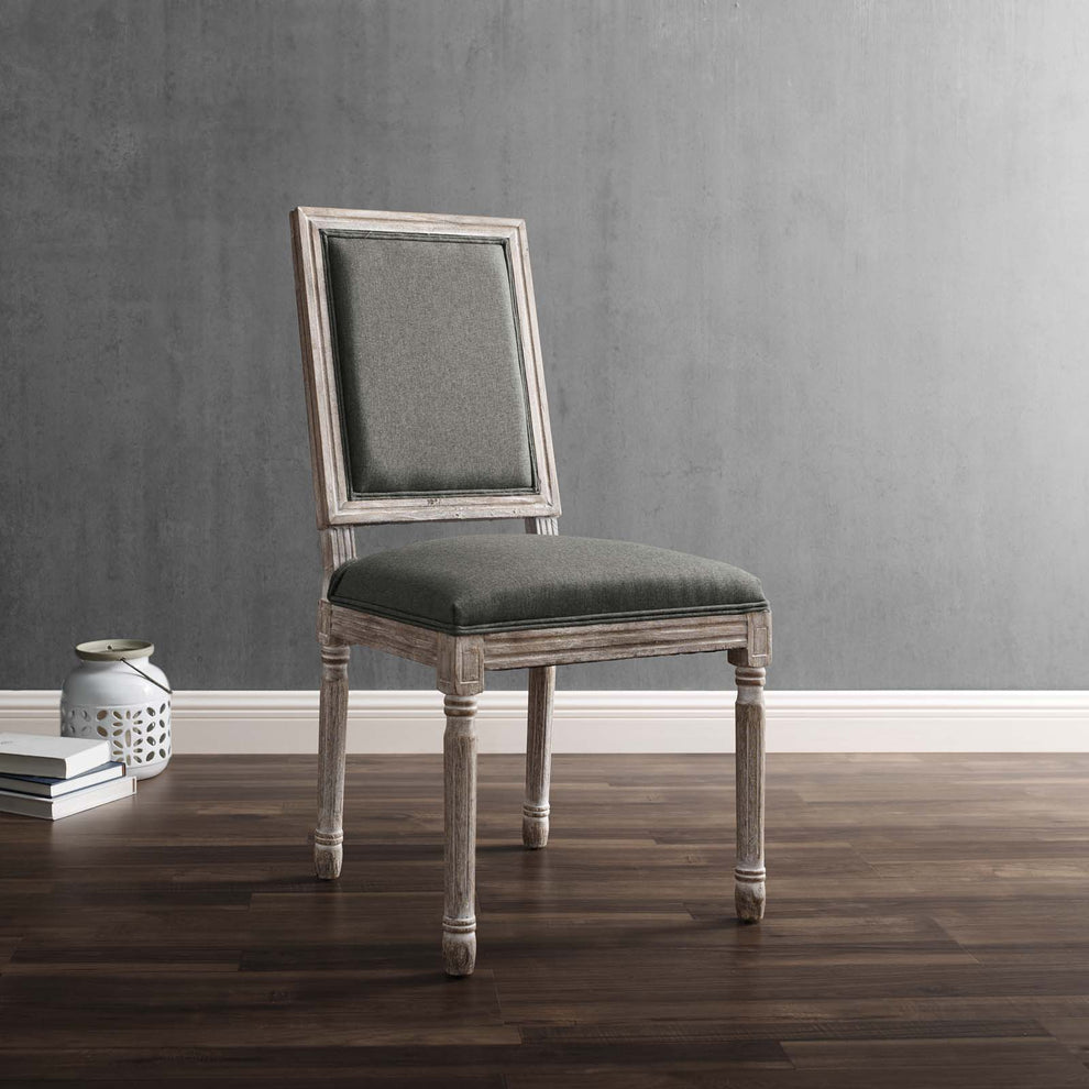 Modway Court French Vintage Upholstered Fabric Dining Side Chair - EEI-4661 | Dining Chairs | Modishstore - 30