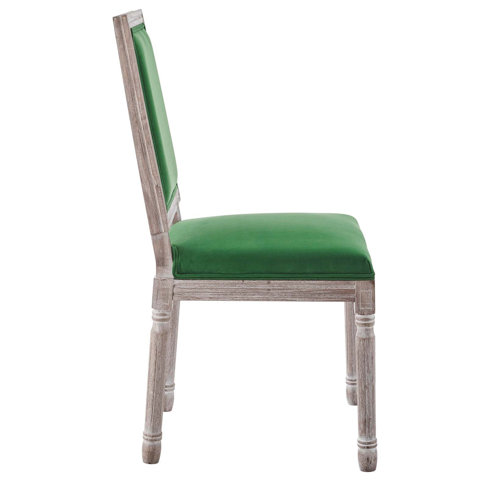 Modway Court French Vintage Performance Velvet Dining Side Chair - EEI-4662 | Dining Chairs | Modishstore - 3