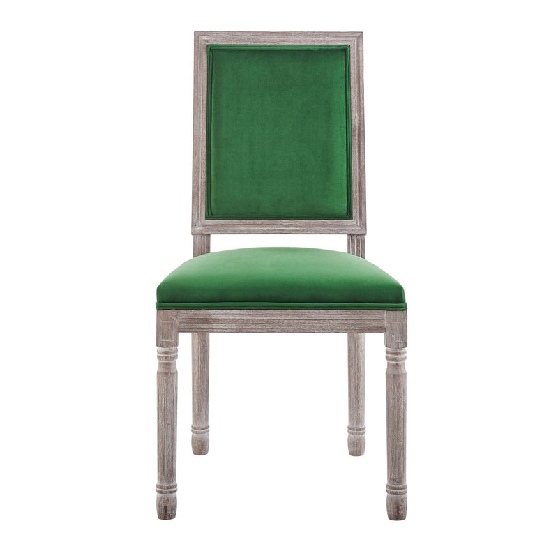 Modway Court French Vintage Performance Velvet Dining Side Chair - EEI-4662 | Dining Chairs | Modishstore - 4