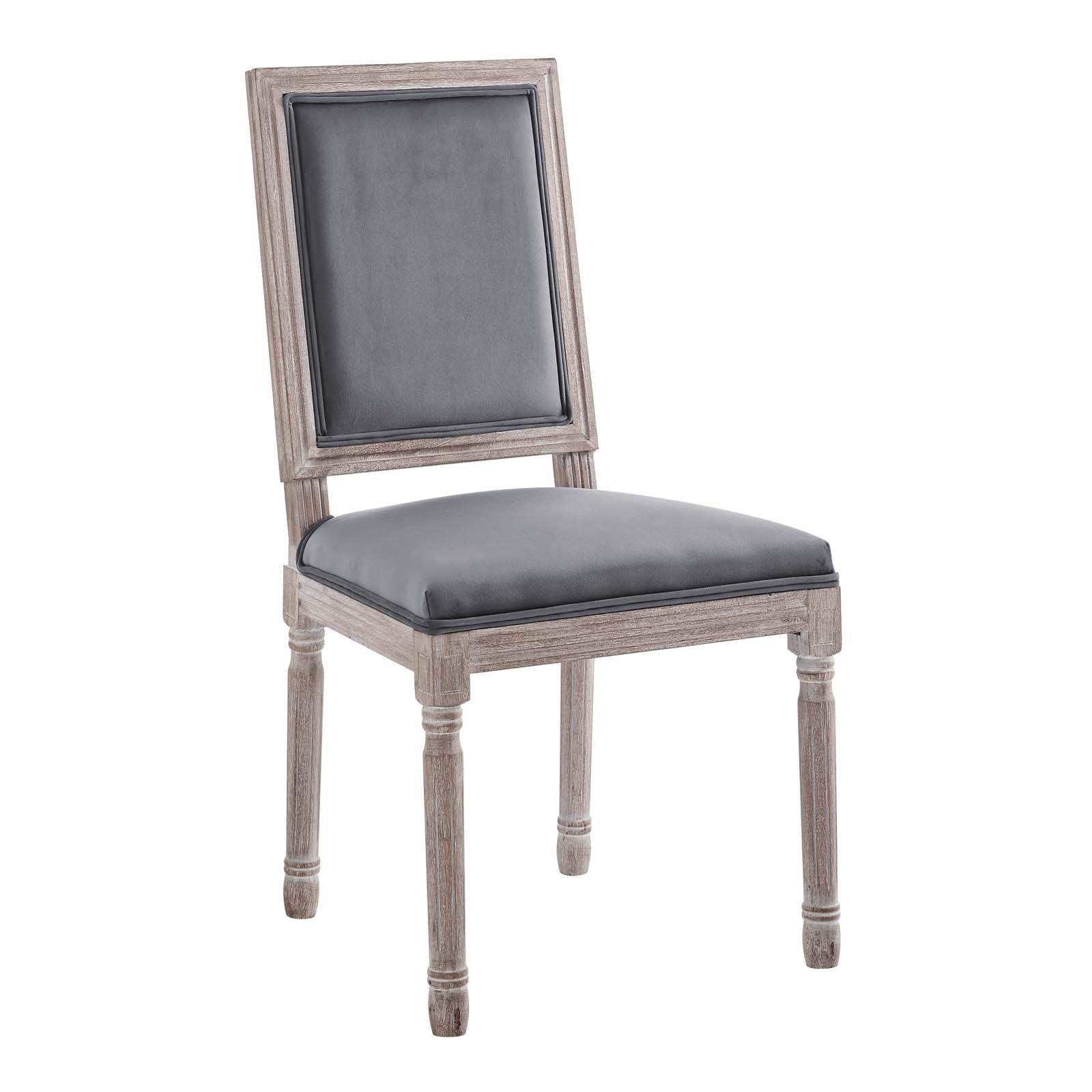 Modway Court French Vintage Performance Velvet Dining Side Chair | Dining Chairs | Modishstore-19