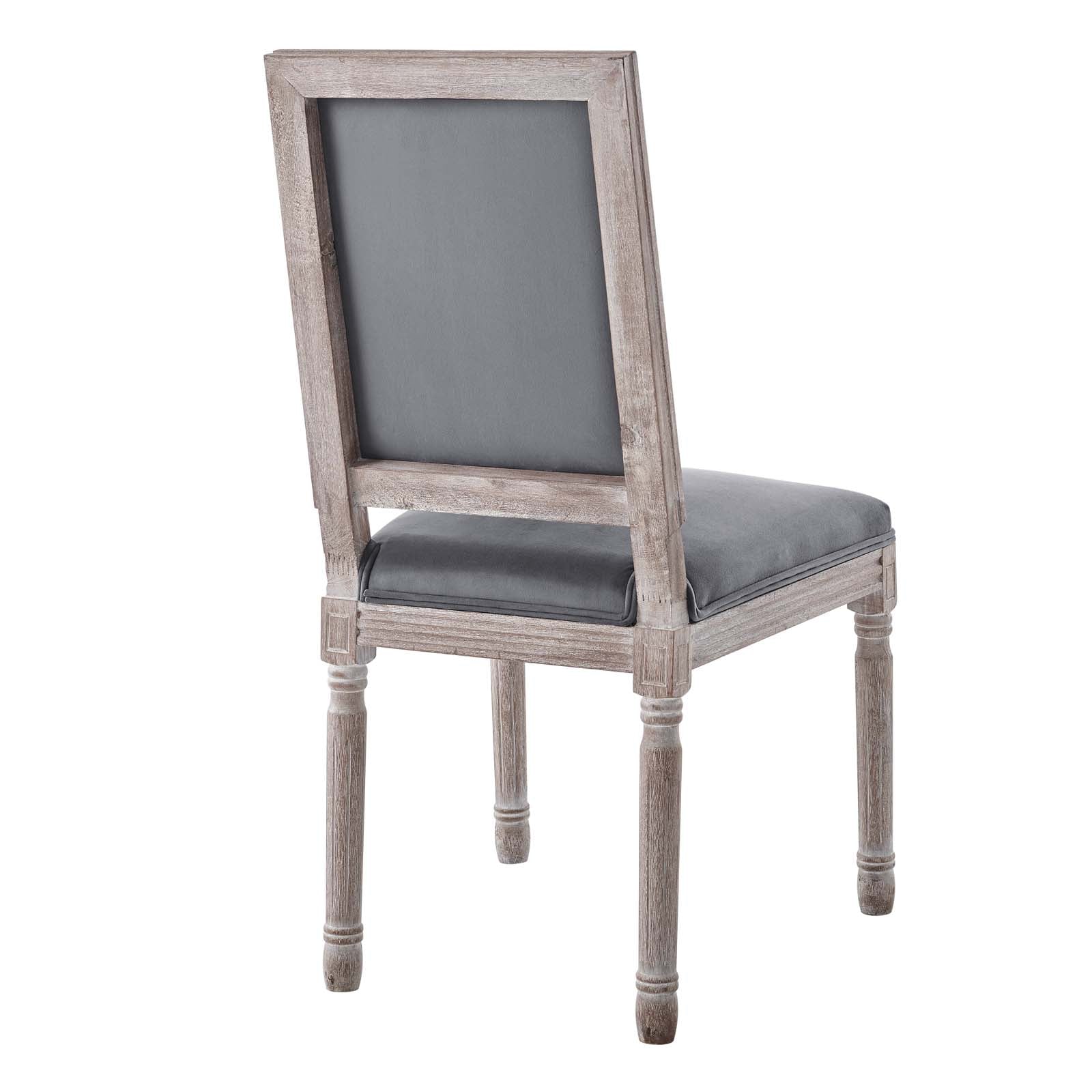 Modway Court French Vintage Performance Velvet Dining Side Chair | Dining Chairs | Modishstore-10