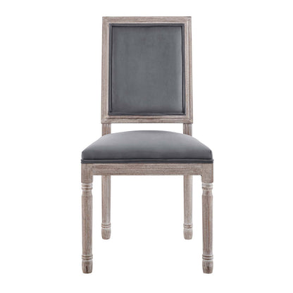 Modway Court French Vintage Performance Velvet Dining Side Chair | Dining Chairs | Modishstore-15