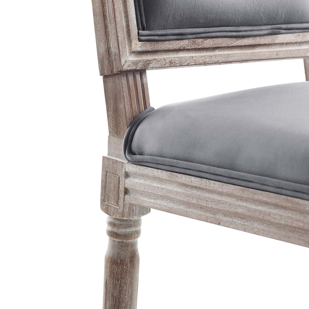 Modway Court French Vintage Performance Velvet Dining Side Chair - EEI-4662 | Dining Chairs | Modishstore - 28