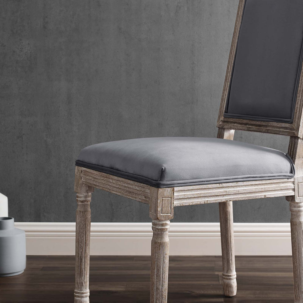 Modway Court French Vintage Performance Velvet Dining Side Chair - EEI-4662 | Dining Chairs | Modishstore - 21