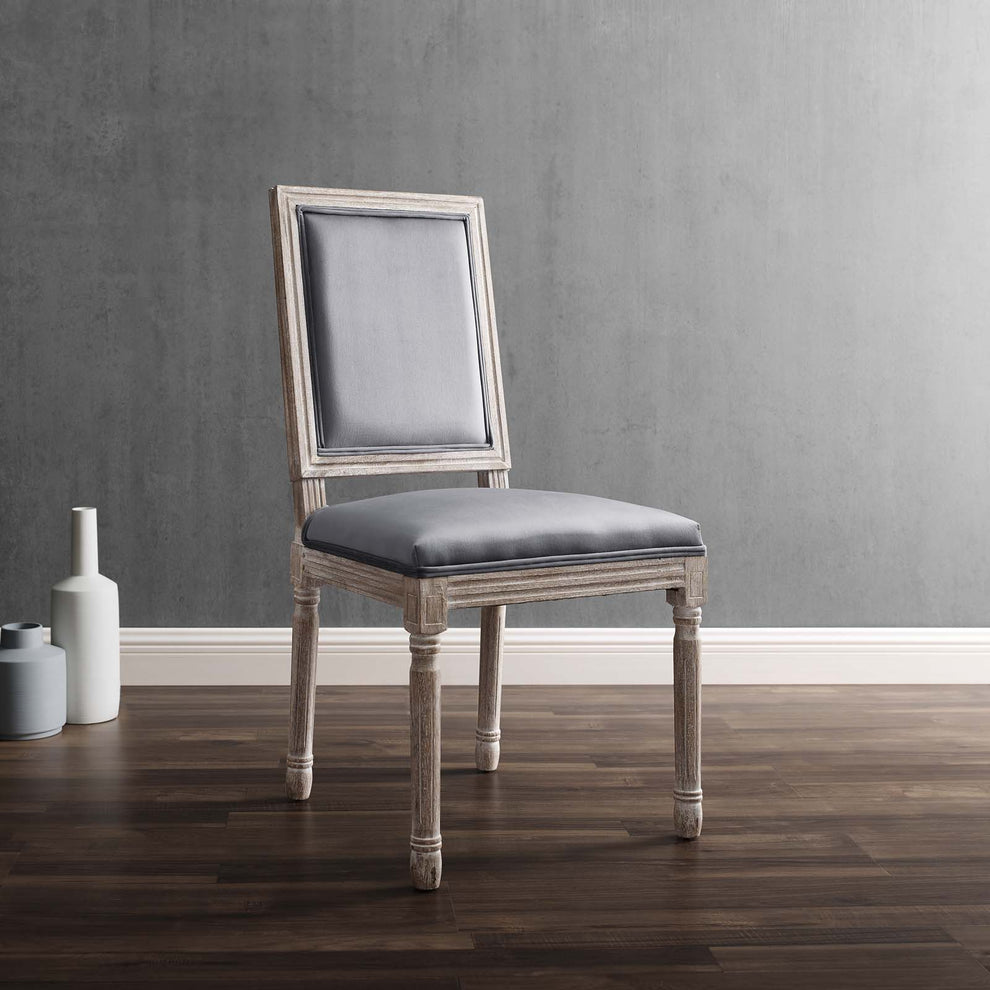 Modway Court French Vintage Performance Velvet Dining Side Chair - EEI-4662 | Dining Chairs | Modishstore - 25