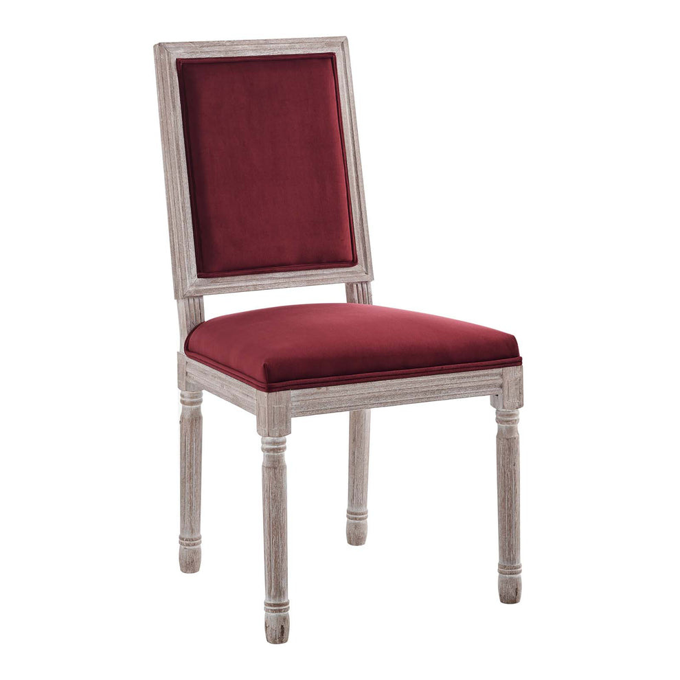 Modway Court French Vintage Performance Velvet Dining Side Chair - EEI-4662 | Dining Chairs | Modishstore - 17