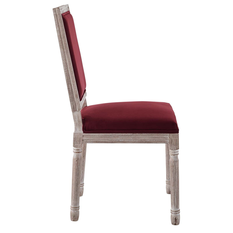 Modway Court French Vintage Performance Velvet Dining Side Chair - EEI-4662 | Dining Chairs | Modishstore - 12