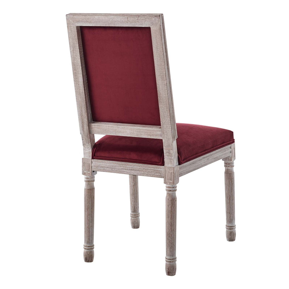 Modway Court French Vintage Performance Velvet Dining Side Chair - EEI-4662 | Dining Chairs | Modishstore - 8