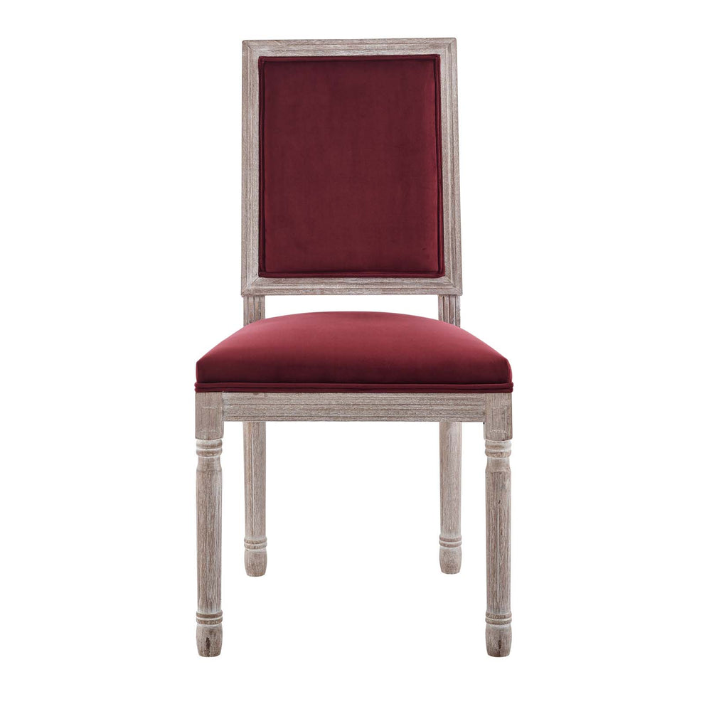 Modway Court French Vintage Performance Velvet Dining Side Chair - EEI-4662 | Dining Chairs | Modishstore - 14