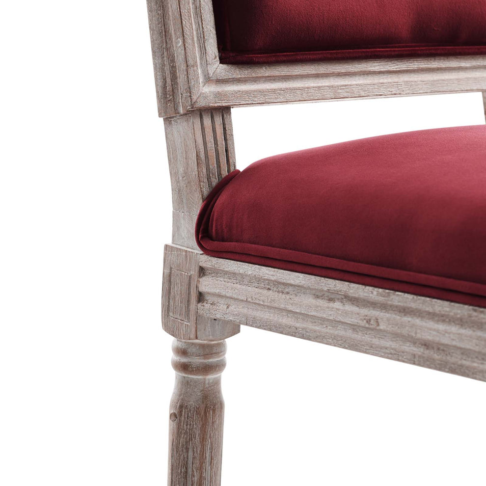 Modway Court French Vintage Performance Velvet Dining Side Chair - EEI-4662 | Dining Chairs | Modishstore - 27