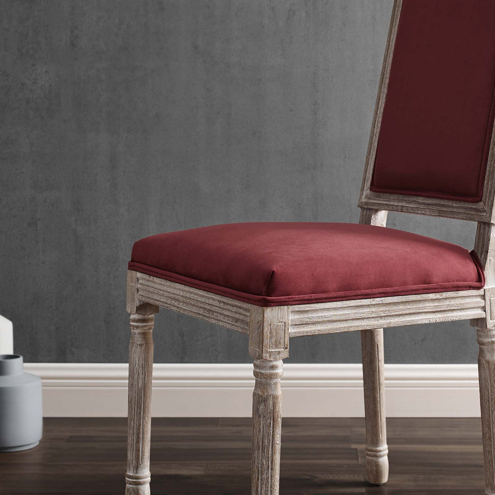 Modway Court French Vintage Performance Velvet Dining Side Chair - EEI-4662 | Dining Chairs | Modishstore - 20