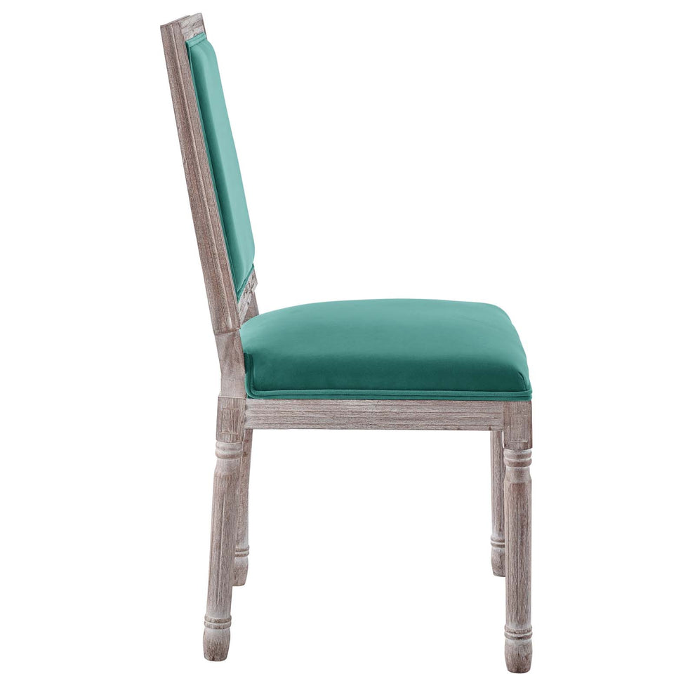 Modway Court French Vintage Performance Velvet Dining Side Chair - EEI-4662 | Dining Chairs | Modishstore - 11