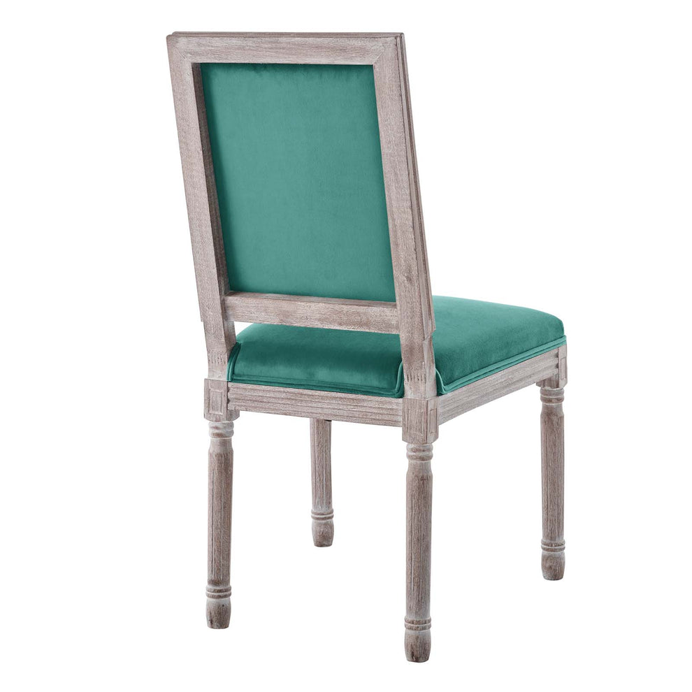 Modway Court French Vintage Performance Velvet Dining Side Chair - EEI-4662 | Dining Chairs | Modishstore - 9