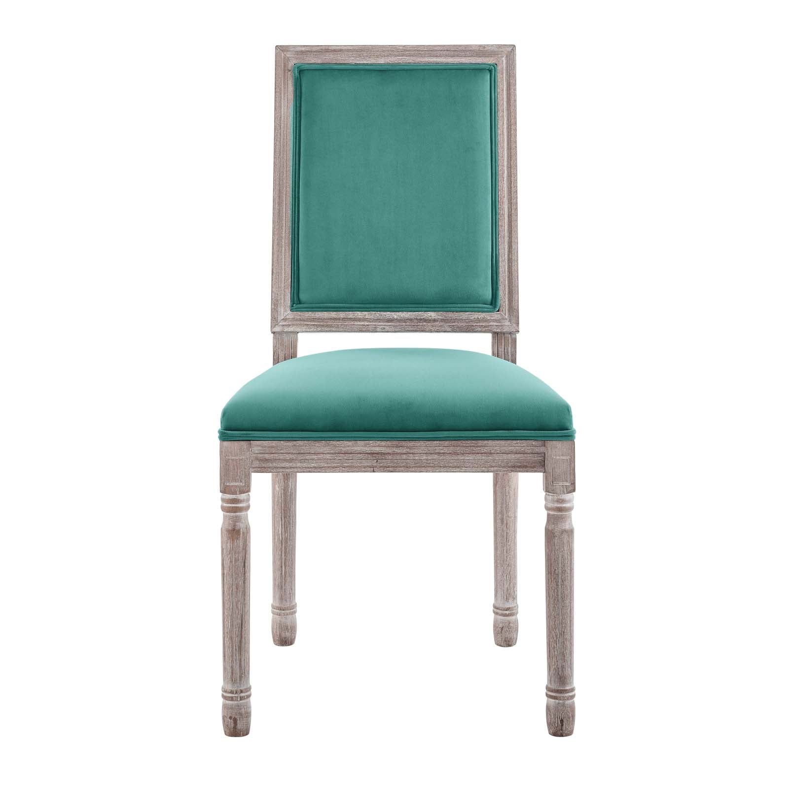 Modway Court French Vintage Performance Velvet Dining Side Chair | Dining Chairs | Modishstore-16