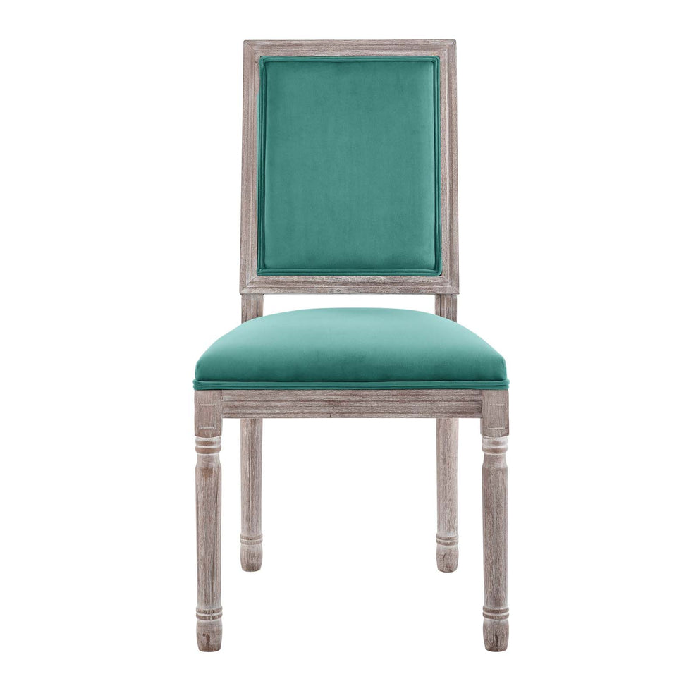 Modway Court French Vintage Performance Velvet Dining Side Chair - EEI-4662 | Dining Chairs | Modishstore - 16