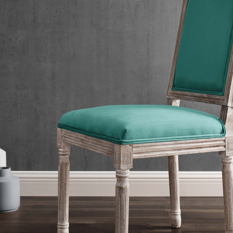 Modway Court French Vintage Performance Velvet Dining Side Chair - EEI-4662 | Dining Chairs | Modishstore - 22