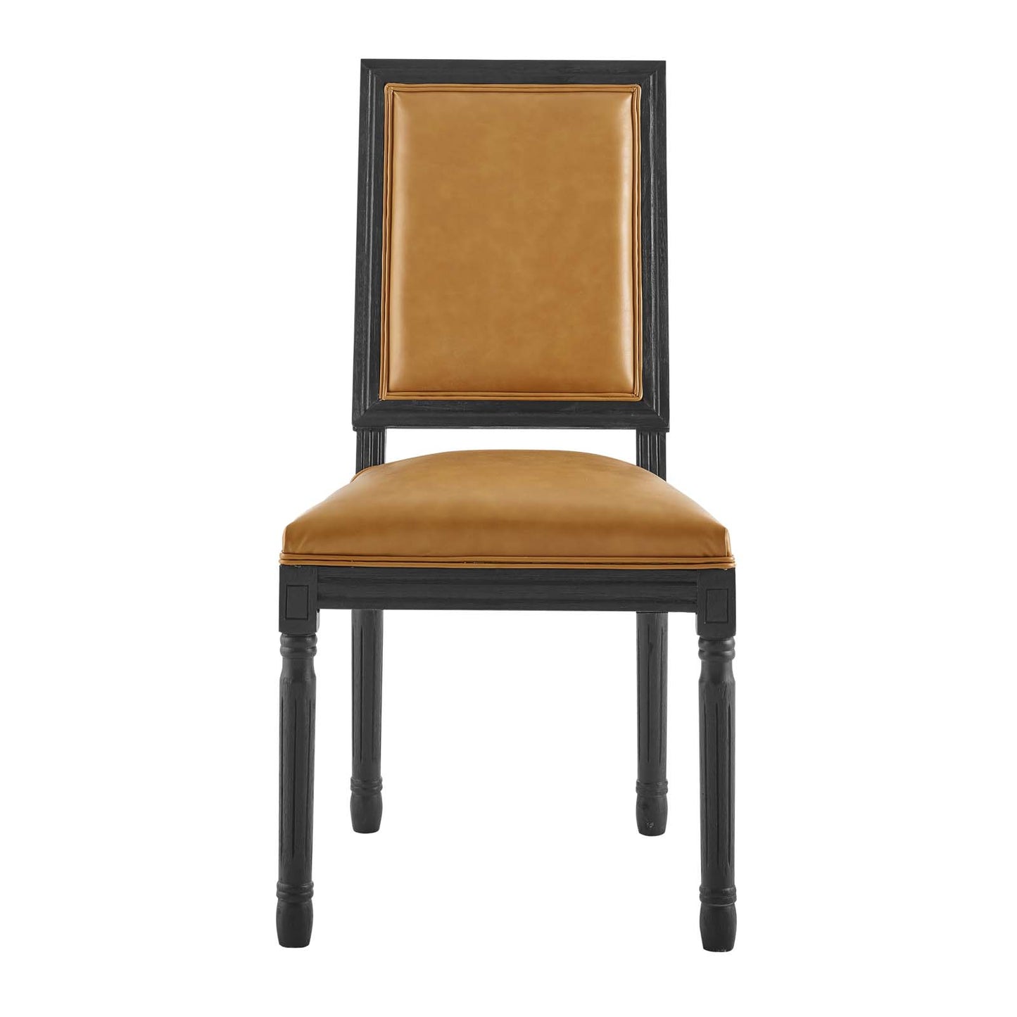 Modway Court French Vintage Vegan Leather Dining Side Chair | Dining Chairs | Modishstore-5