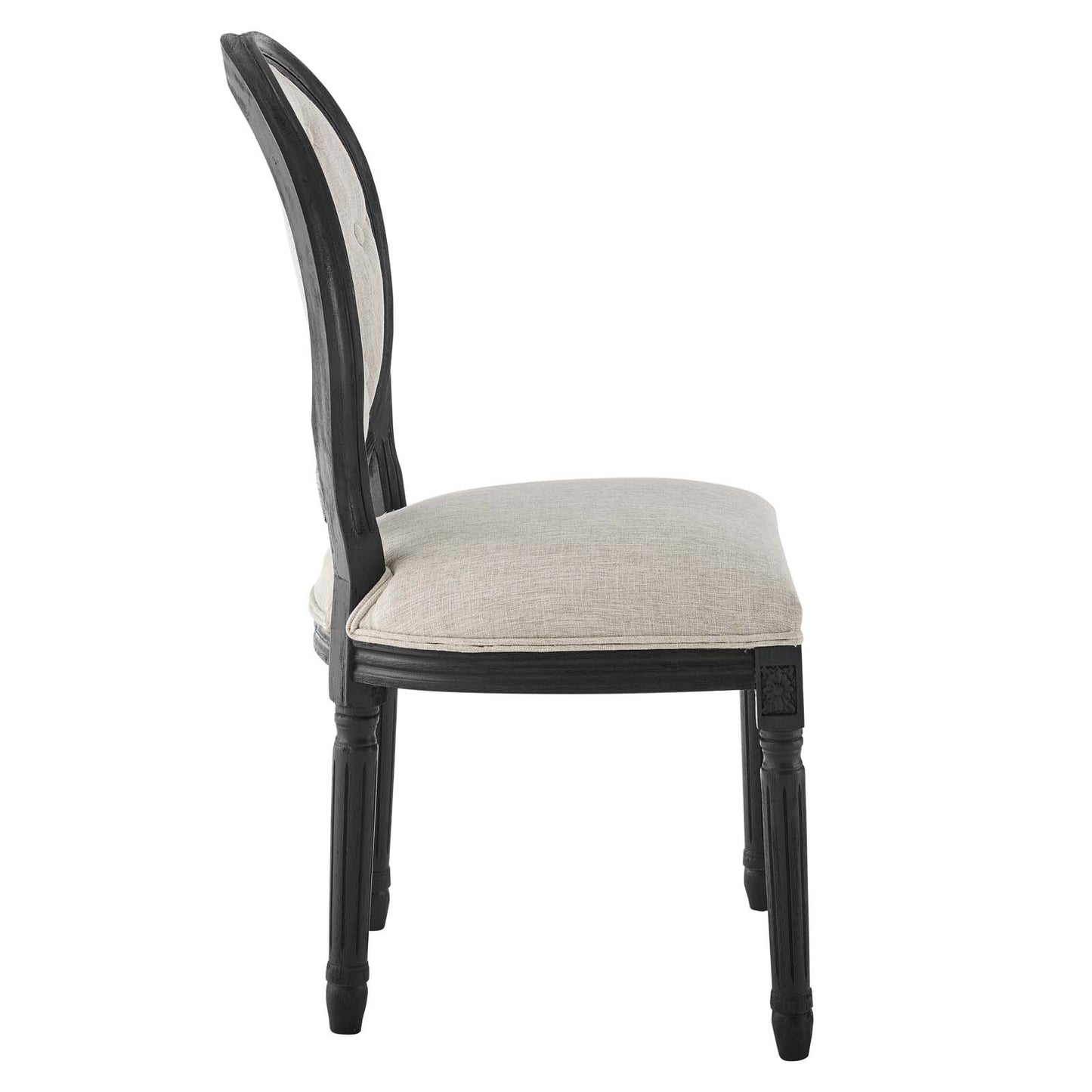 Modway Arise Vintage French Upholstered Fabric Dining Side Chair - EEI-4664 | Dining Chairs | Modishstore - 3