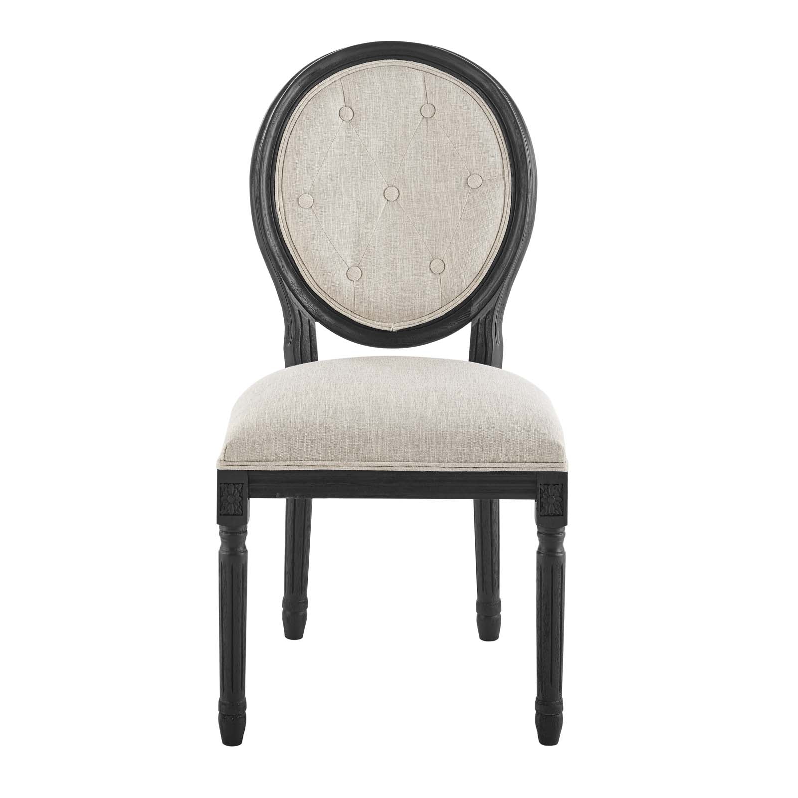 Modway Arise Vintage French Upholstered Fabric Dining Side Chair - EEI-4664 | Dining Chairs | Modishstore - 4