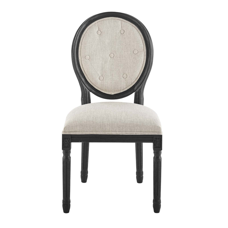Modway Arise Vintage French Upholstered Fabric Dining Side Chair - EEI-4664 | Dining Chairs | Modishstore - 4