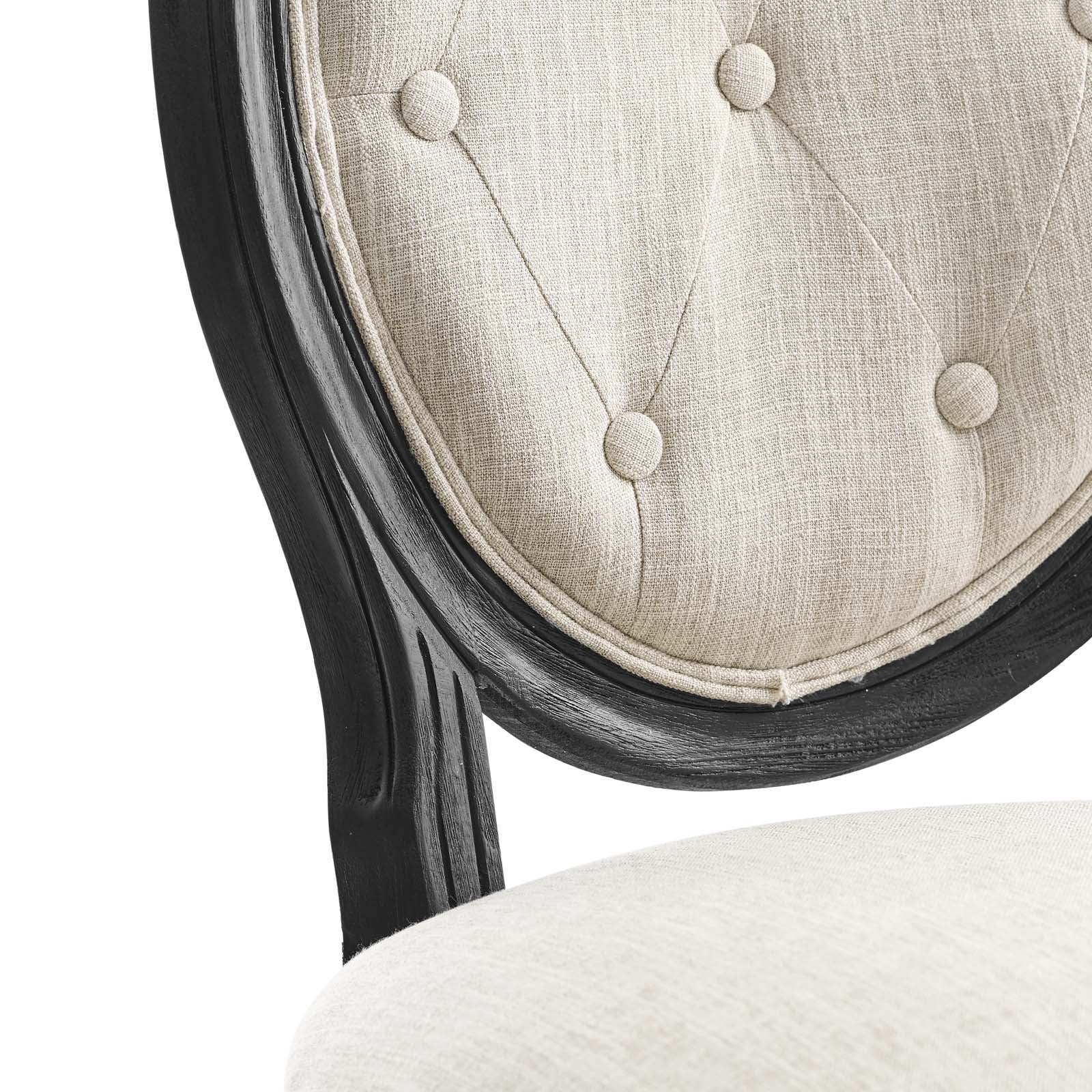 Modway Arise Vintage French Upholstered Fabric Dining Side Chair - EEI-4664 | Dining Chairs | Modishstore - 7