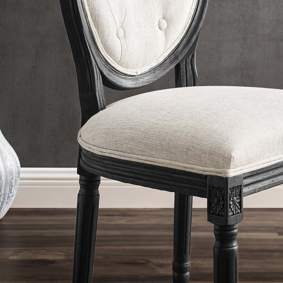Modway Arise Vintage French Upholstered Fabric Dining Side Chair - EEI-4664 | Dining Chairs | Modishstore - 6