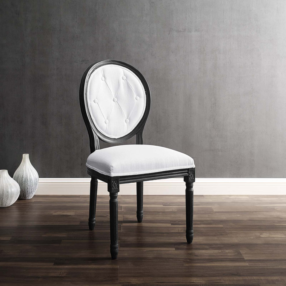 Modway Arise Vintage French Upholstered Fabric Dining Side Chair - EEI-4664 | Dining Chairs | Modishstore - 20