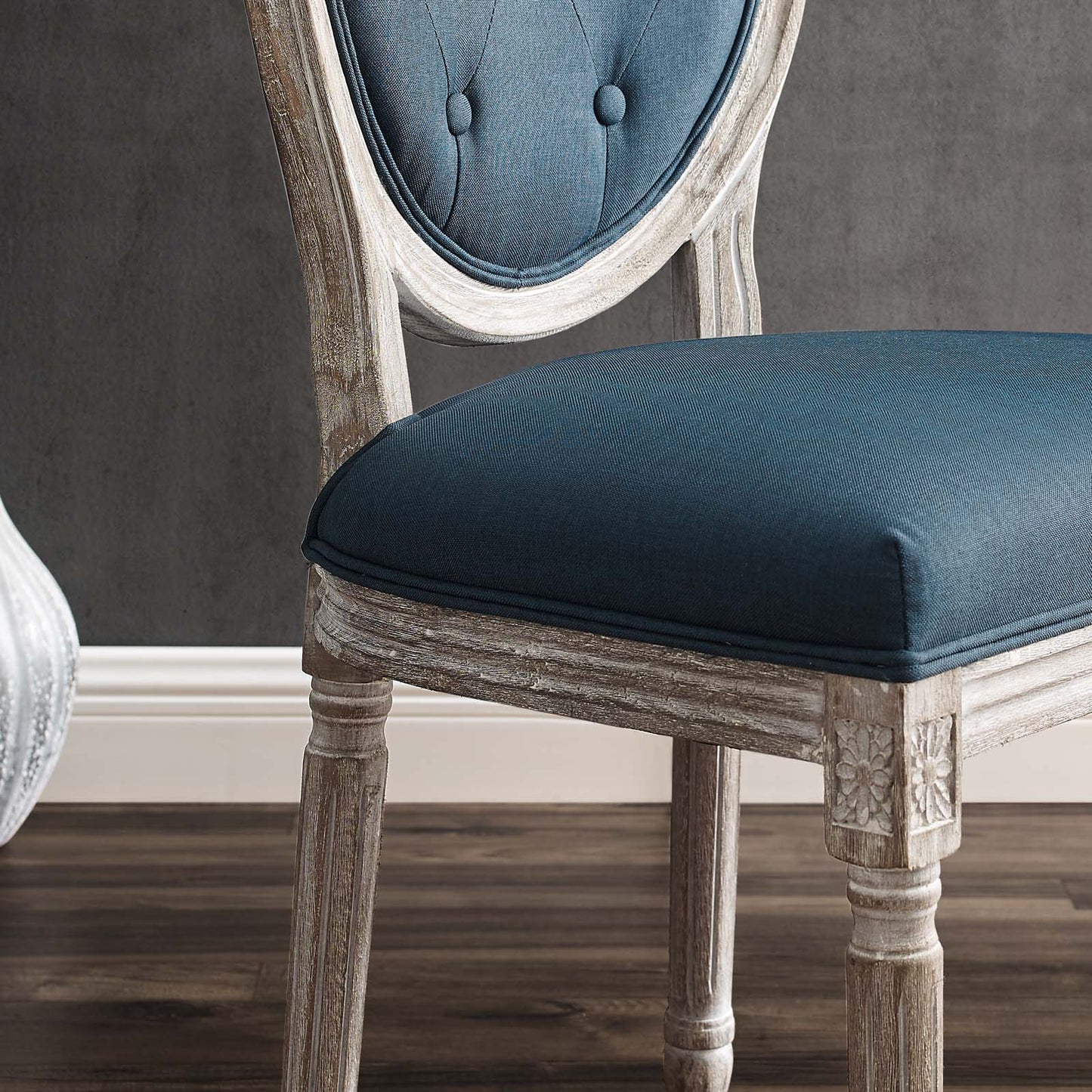 Modway Arise Vintage French Upholstered Fabric Dining Side Chair - EEI-4664 | Dining Chairs | Modishstore - 26