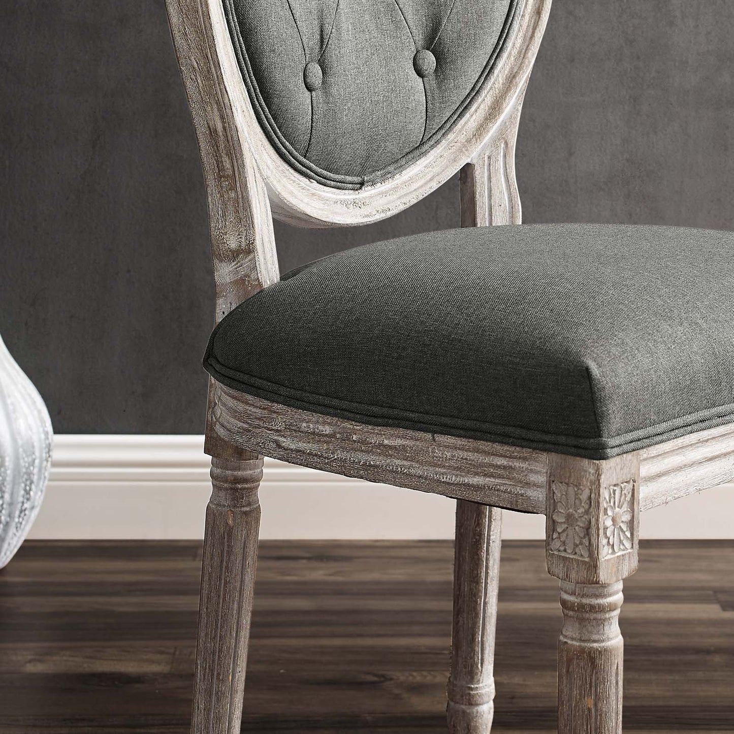 Modway Arise Vintage French Upholstered Fabric Dining Side Chair - EEI-4664 | Dining Chairs | Modishstore - 33