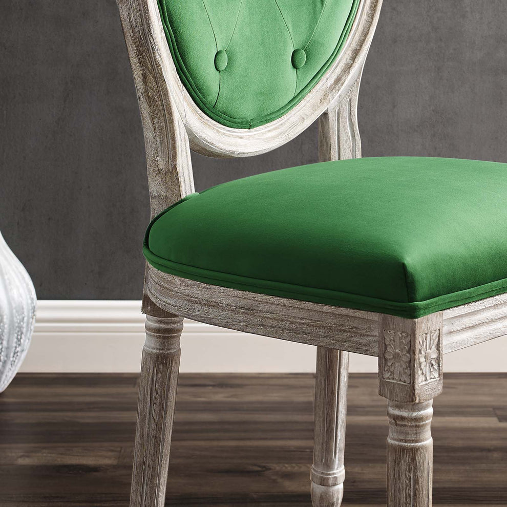 Modway Arise Vintage French Performance Velvet Dining Side Chair - EEI-4665 | Dining Chairs | Modishstore - 6