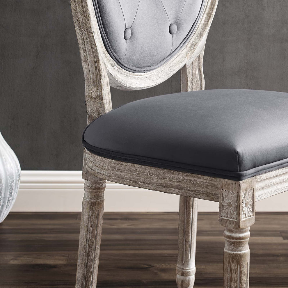 Modway Arise Vintage French Performance Velvet Dining Side Chair - EEI-4665 | Dining Chairs | Modishstore - 20