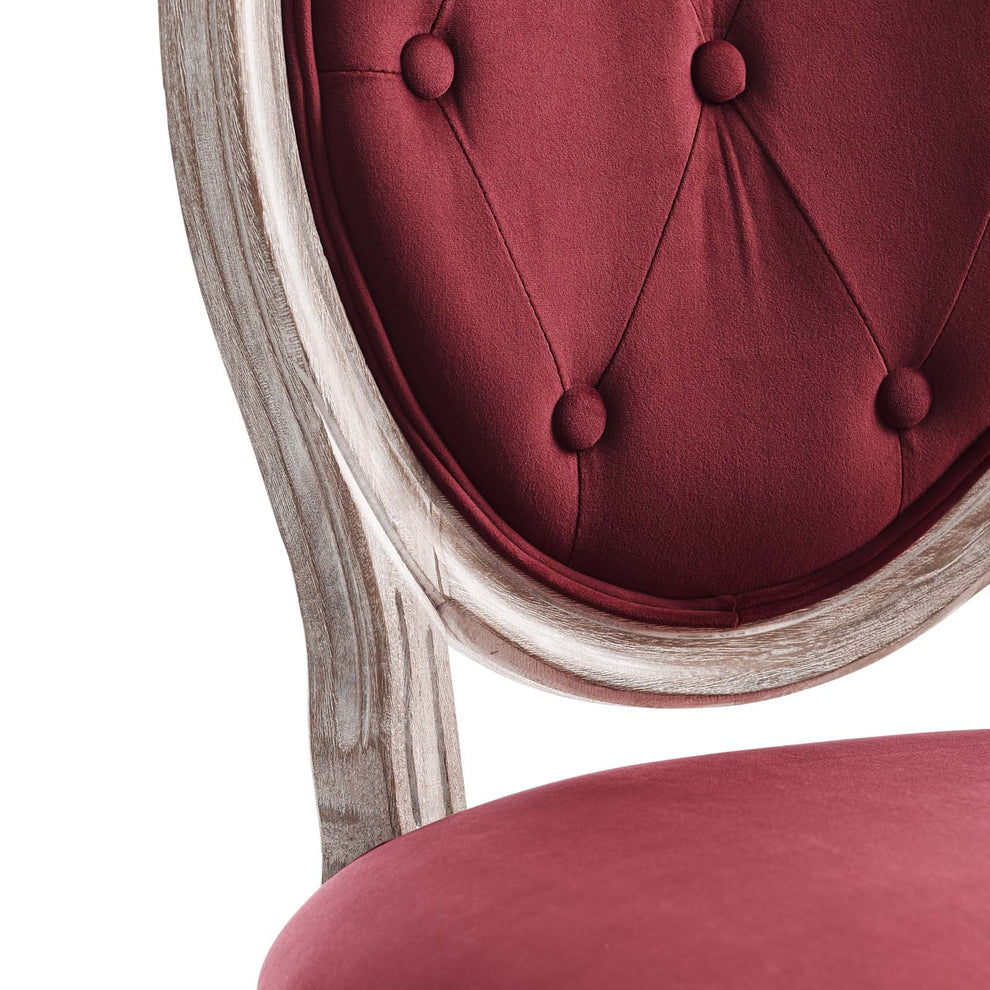 Modway Arise Vintage French Performance Velvet Dining Side Chair - EEI-4665 | Dining Chairs | Modishstore - 26